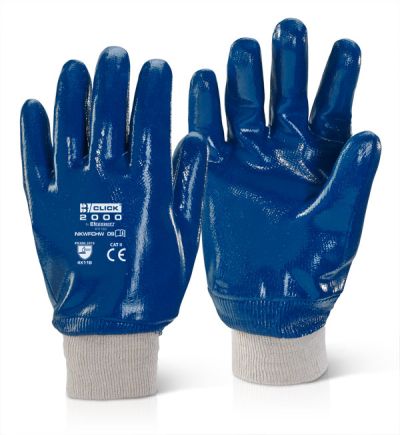 NITRILE K/W F/C H/W BLUE SZ 09