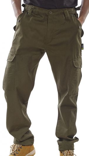 CLICK PC COMBAT TRS OLIVE 34