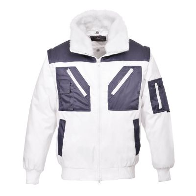 PJ20 Two Tone Pilot Jacket White M Regular