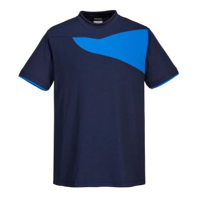 PW211 PW2 Cotton Comfort T-Shirt S/S Navy/Royal L Regular