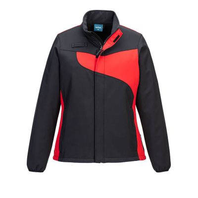 PW278 PW2 Women's Softshell (2L) Black/Red L Regular