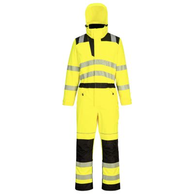 PW355 PW3 Hi-Vis Rain Coverall Yellow/Black M Regular