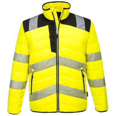 PW371 PW3 Hi-Vis Baffle Jacket Yellow/Black 4XL Regular