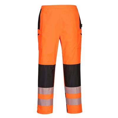 PW386 PW3 Hi-Vis Women's Rain Trousers Orange/Black XS Regular