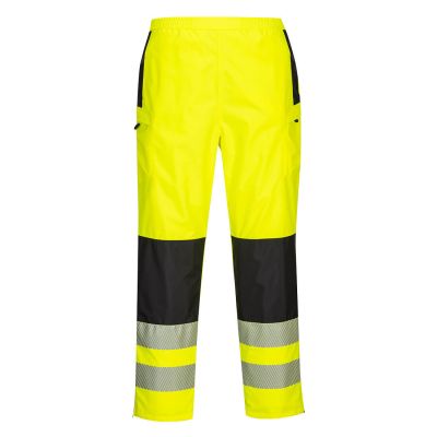 PW386 PW3 Hi-Vis Women's Rain Trousers Yellow/Black L Regular