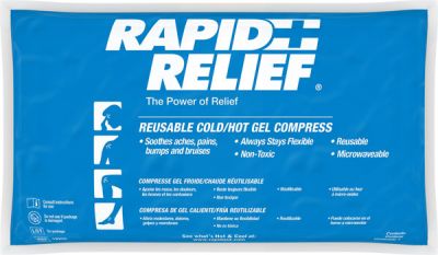 REUSABLE HOT/COLD GEL COMPRESS C/W CONTOUR GEL 5