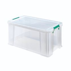 STORESTACK STORAGE BOX CLEAR 54L