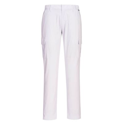 S231 Stretch Slim Combat Trousers White 28 Regular