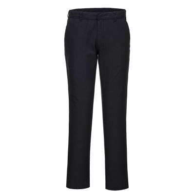 S232 Stretch Slim Chino Trousers Black 28 Regular