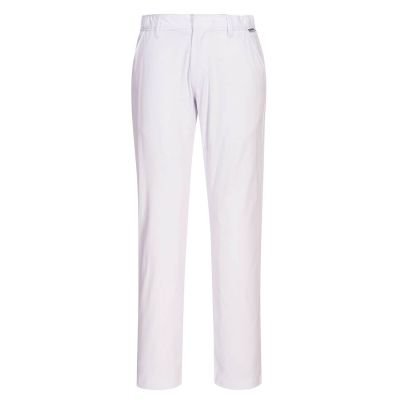 S232 Stretch Slim Chino Trousers White 32 Regular