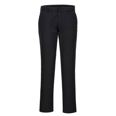 S235 WX2 Eco Women's Stretch Slim Chino Trousers Black 26 Regular