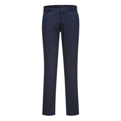 S235 WX2 Eco Women's Stretch Slim Chino Trousers Dark Navy 28 Regular