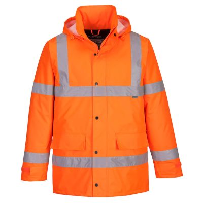 S460 Hi-Vis Winter Traffic Jacket  Orange XS Regular