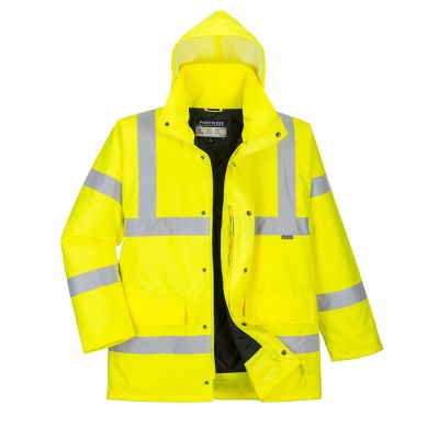 S461 Hi-Vis Breathable Winter Traffic Jacket Yellow S Regular