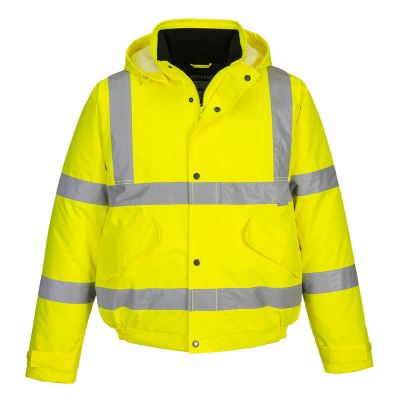 S463 Hi-Vis Winter Bomber Jacket  Yellow 4XL Regular