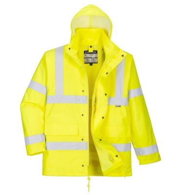 S468 Hi-Vis 4-in-1 Traffic Jacket Yellow 4XL Regular