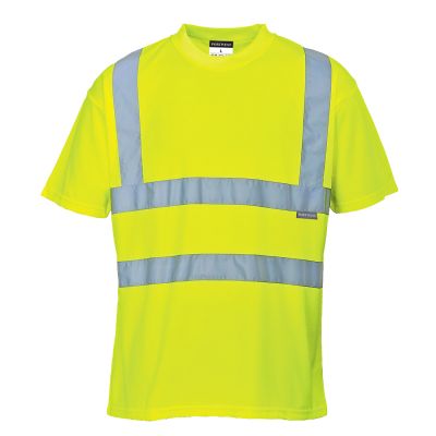 S478 Hi-Vis T-Shirt S/S  Yellow S Regular