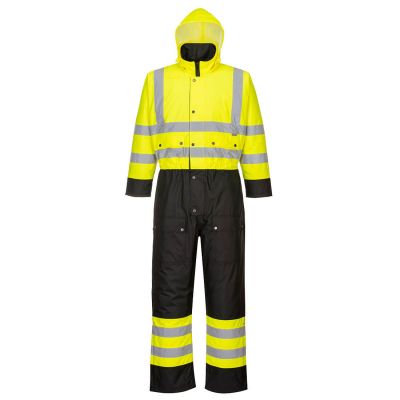 S485 Hi-Vis Contrast Winter Coverall Yellow/Black 6XL Regular