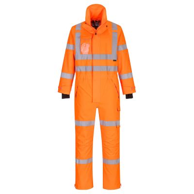 S593 Hi-Vis Extreme Rain Coverall Orange S Regular