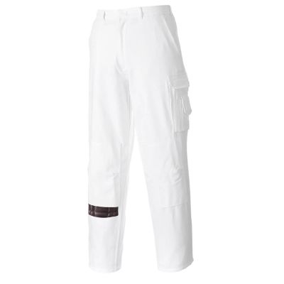 S817 Painters Trousers White L Regular