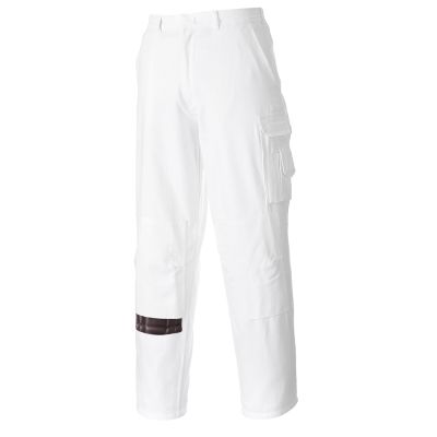 S817 Painters Trousers White Tall XS Tall