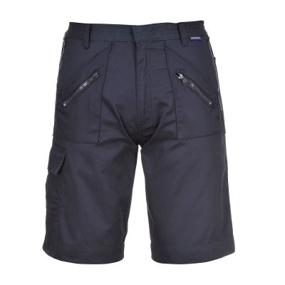 S889 Action Shorts Navy L Regular