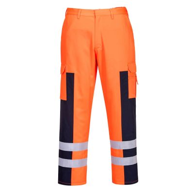 S919 Hi-Vis Ballistic Service Trousers Orange/Navy L Regular