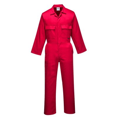 S999 Euro Work Coverall Red L Regular