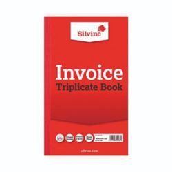 SILVINE DUP INVOICE BOOK 611 PK6