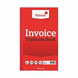 SILVINE TRIPLICATE BK 8.25X5 INV 619