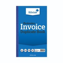 SILVINE DUP INVOICE BOOK 711-T PK6