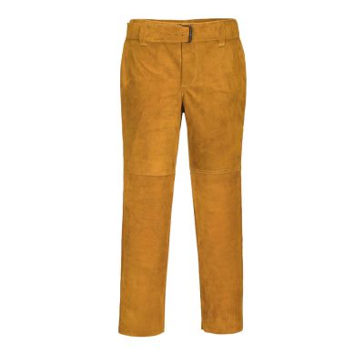 SW31 Leather Welding Trousers Tan M Regular