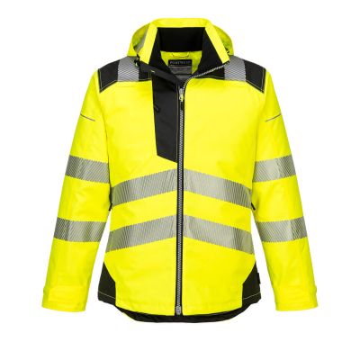 T400 PW3 Hi-Vis Winter Jacket  Yellow/Black 4XL Regular