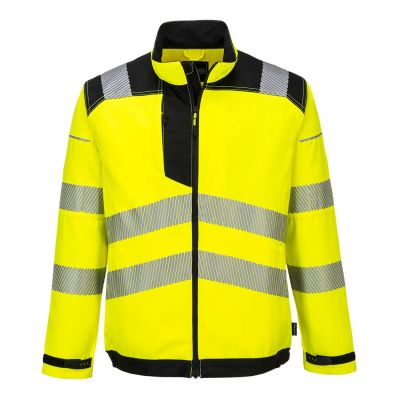 T500 PW3 Hi-Vis Work Jacket Yellow/Black XL Regular