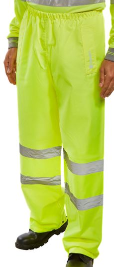 BSEEN TROUSERS EN ISO20471 SAT/YELLOW L