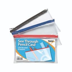 SMALL EXAM PENCIL CASE PACK OF 12