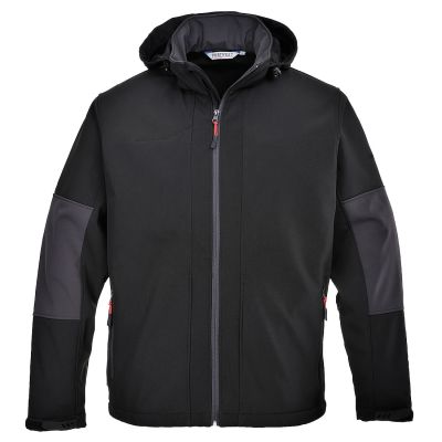 TK53 Softshell with Hood (3L) Black L Regular