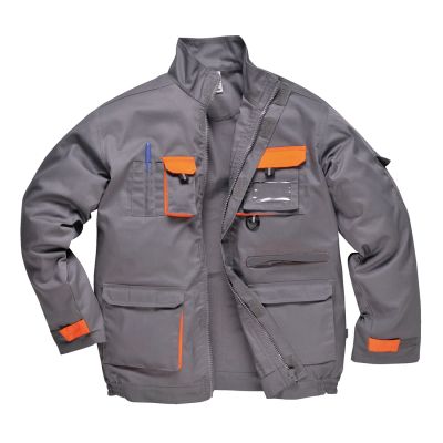 TX10 Portwest Texo Contrast Jacket Grey XS Regular