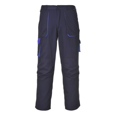 TX11 Portwest Texo Contrast Trousers Navy L Regular