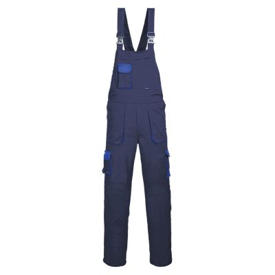 TX12 Portwest Texo Contrast Bib and Brace Navy XS Regular