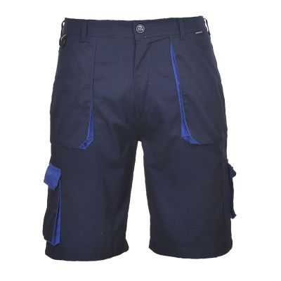 TX14 Portwest Texo Contrast Shorts Navy M Regular