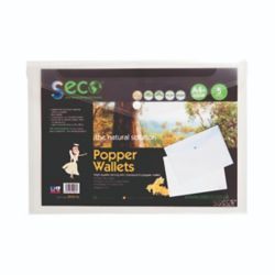 SS ECO POPPER WALLET PK 5 CLEAR