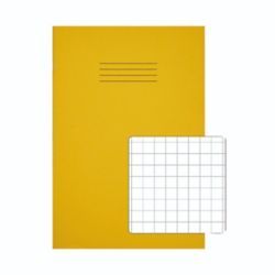 RHINO A4 EX BOOK 10MM SQ YELLOW PK50