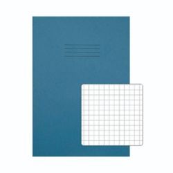 RHINO A4 EX BOOK 7MM SQ L/BLUE PK50