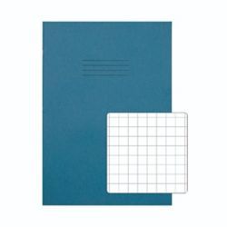 RHINO A4 EX BOOK 10MM SQ L/BLUE PK50