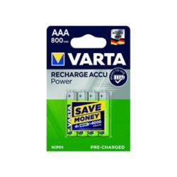 VARTA NIMH AAA BATTERIES PK4