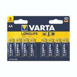 VARTA LONGLIFE AA BATTERY PK8