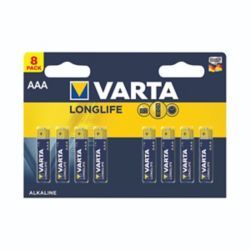 VARTA LONGLIFE AAA BATTERY PK8