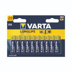 VARTA LONGLIFE AA BATTERY PK20